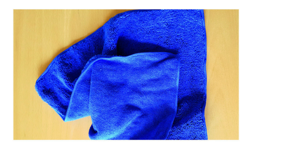 Mircofaser-Tuch blau